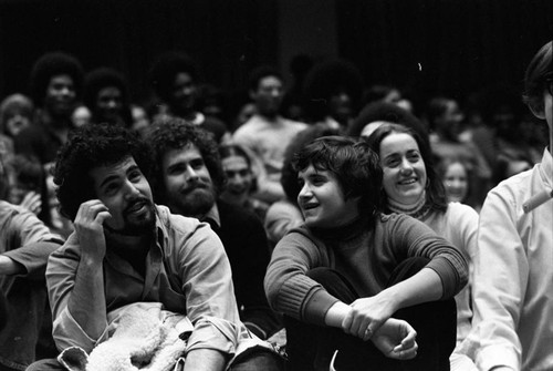 Audience at event, 1973