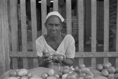 Woman portrait, San Basilio de Palenque, ca. 1978