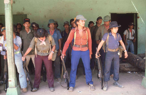 Guerrillas in occupied town, San Agustín, 1983