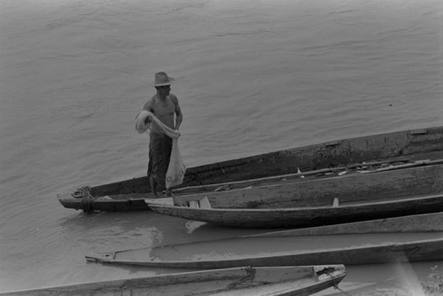 Fishing, La Chamba, Colombia, 1975