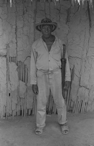 Fermín Herrera portrait, San Basilio de Palenque, 1976