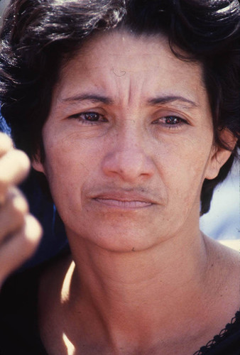 A woman mourns, Nicaragua, 1983