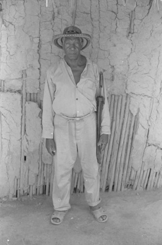 Fermín Herrera portrait, San Basilio de Palenque, 1976