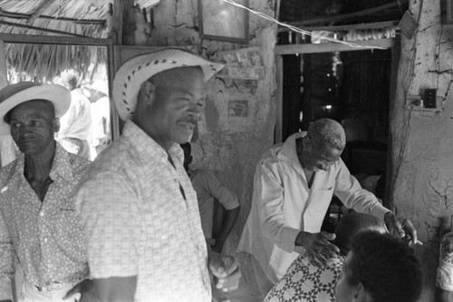 Residents socializing, San Basilio de Palenque, Colombia, 1977