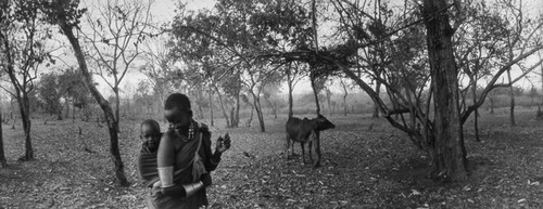Maasai woman and child, Tanzania, 1979