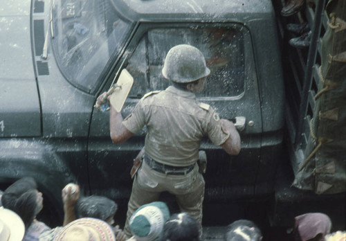 Security at the Blacks and Whites Carnival, Nariño, Colombia, 1979