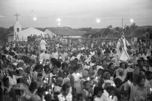 Religious procession, San Basilio de Palenque, 1975