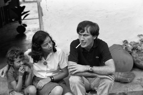 Richard Cross candid moment, La Chamba, Colombia, 1975