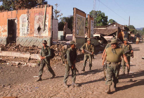 Salvadoran commander, San Agustín, 1983