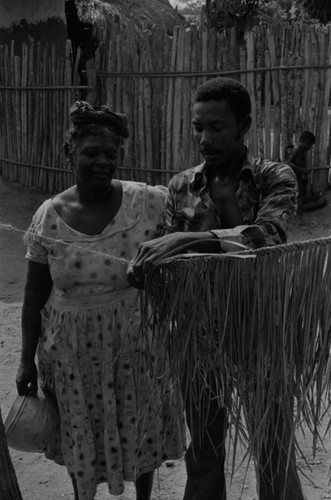 Broom making, San Basilio de Palenque, 1977