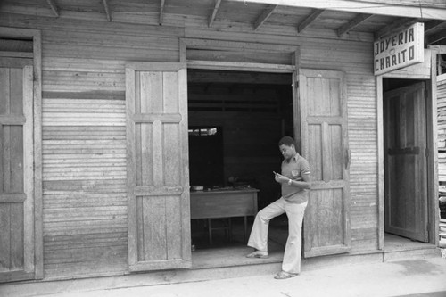 A man standing, Barbacoas, Colombia, 1979