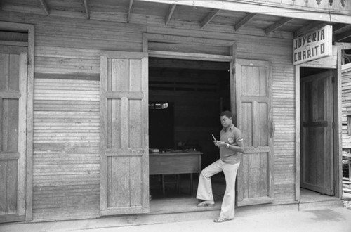 A man standing, Barbacoas, Colombia, 1979