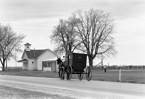 Amish community, Lancaster County, 1974