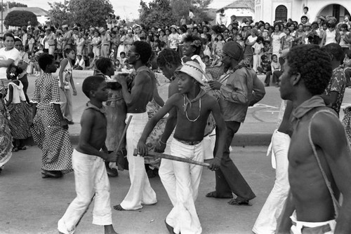 Son de Palenque dancers performing, Barranquilla, Colombia, 1977