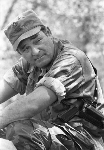 U.S. military advisor at Ilopango Military Base, Ilopango, 1983