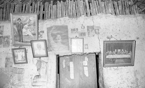 Home interior, San Basilio de Palenque, 1976