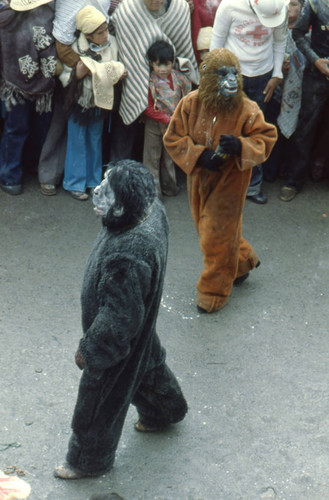 Performers at the Blacks and Whites Carnival, Nariño, Colombia, 1979