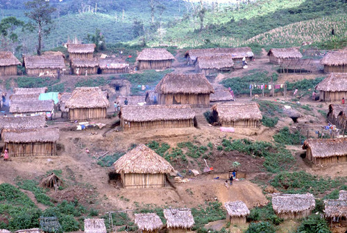 Guatemalan refugee camp, Ixcán, ca. 1983