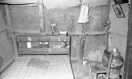 Home interior, San Basilio de Palenque, 1976