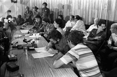 Press Conference, Junta of National Reconstruction, Managua, 1979