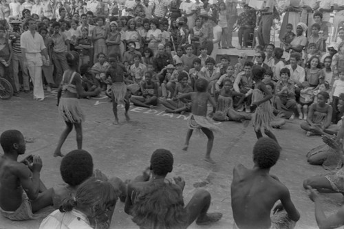 Children performing at carnival, Barranquilla, ca. 1978