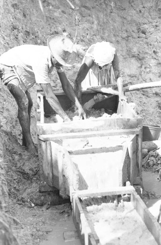 A man and woman at work Barbacoas, Colombia, 1979