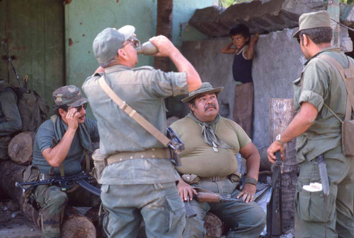 Salvadoran commander, San Agustín, 1983