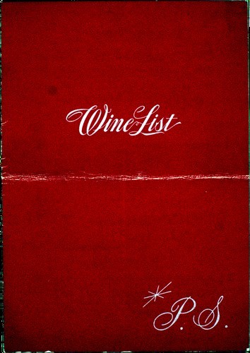 Wine List P.S