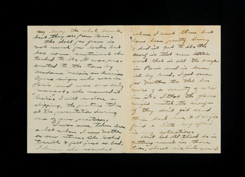 Letter from Colby E. "Babe" Slater to his sister Marguerite