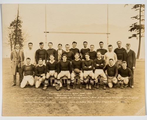 California Olympic Rugby Team at Brockton Point, Vancouver, British Columbia