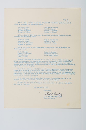 Duffy, W. J., Jr., to Slater, Colby E. Babe
