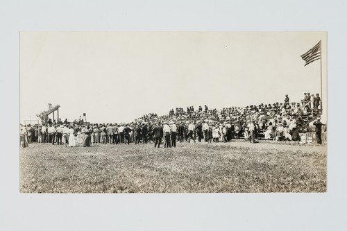 [Picnic Day?]: Crowd on Bleachers