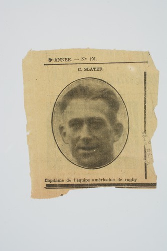 Clipping, C. Slater, Capitaine de l'équipe américaine de rugby