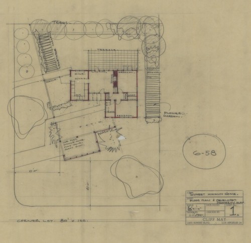 Cliff May: Sunset Minimum homes