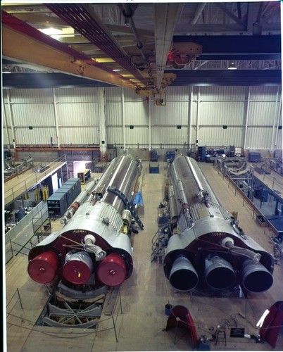 PictionID:42922043 - Catalog:14_002876 - Title:Atlas D Assembly Line Details: Atlas D Assembly Line, D missiles on docks Date: 02/24/1959