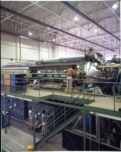 PictionID:42922031 - Catalog:14_002875 - Title:Atlas Assembly Line Details: Atlas D Assembly Line; D Missiles on docks Date: 02/24/1959