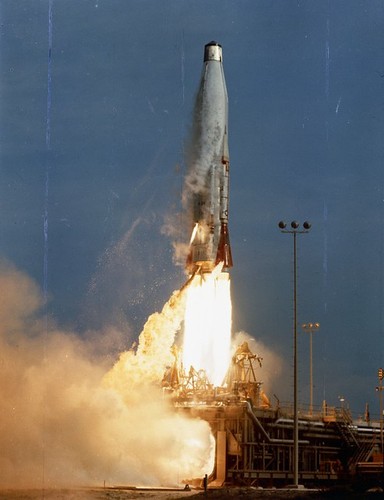 Atlas 4B, Lift-off Details: Atlas 4B Test 1382; at Cape Canaveral Site 13 10 Item 1 2 32S Date: 08/02/1958