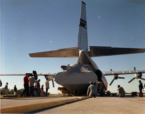 Atlas 43D Details: Air Transport 43D; Unloading C-133 at AMR Date: 12/08/1959