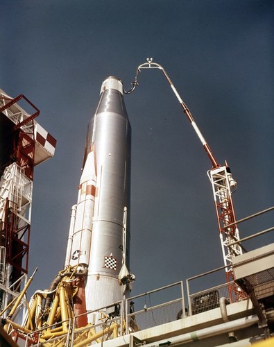 Atlas 4B on Pad--'Missiles on Pads binder; Atlas 4B; 7-17-58; AMR LC-13