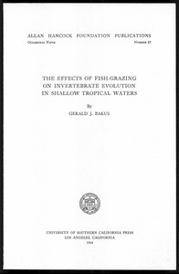 The effects of fish-grazing on invertebrate evolution in shallow tropical waters