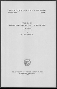 Studies of northeast Pacific Gracilariaceae