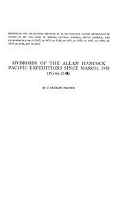 Hydroids of the Allan Hancock Pacific Expeditions since March 1938