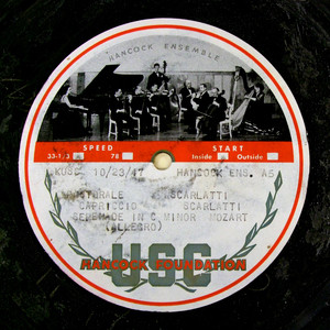 Hancock concert hour, 1947-10-23