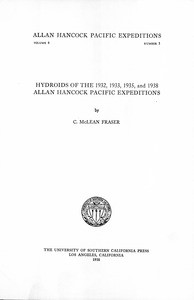 Hydroids of the 1932, 1933, 1935, and 1938 Allan Hancock Pacific Expeditions