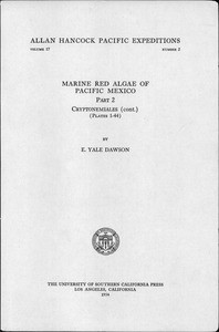 Marine red algae of Pacific Mexico