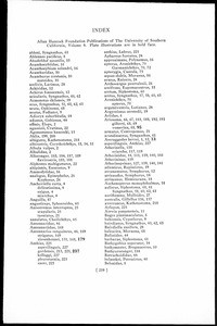 Allan Hancock Pacific expeditions, v. 9, index