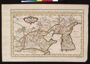Carte du Katay, ou Empire de Kin : pour servir a l'Histoire de Jenghiz Khan; raportée dans l'Histoire generale des voyages, tirée de l'Angloise