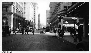 Intersection of Hill & 8th Streets, Los Angeles, 1923