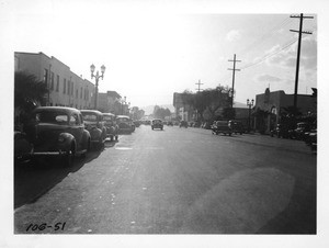 Sunset Boulevard near Gower Street, Los Angeles, 1938