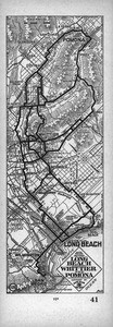 Auto roads between Long Beach, Whittier and Pomona, 1930